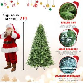 PE, PVC Christmas Tree, Green (Option: 7FT)